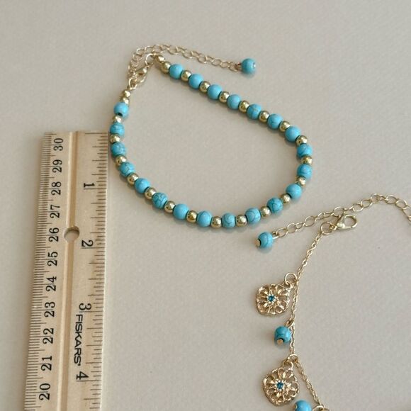 Beaded Anklet Set N1379 - Picture 4 of 4